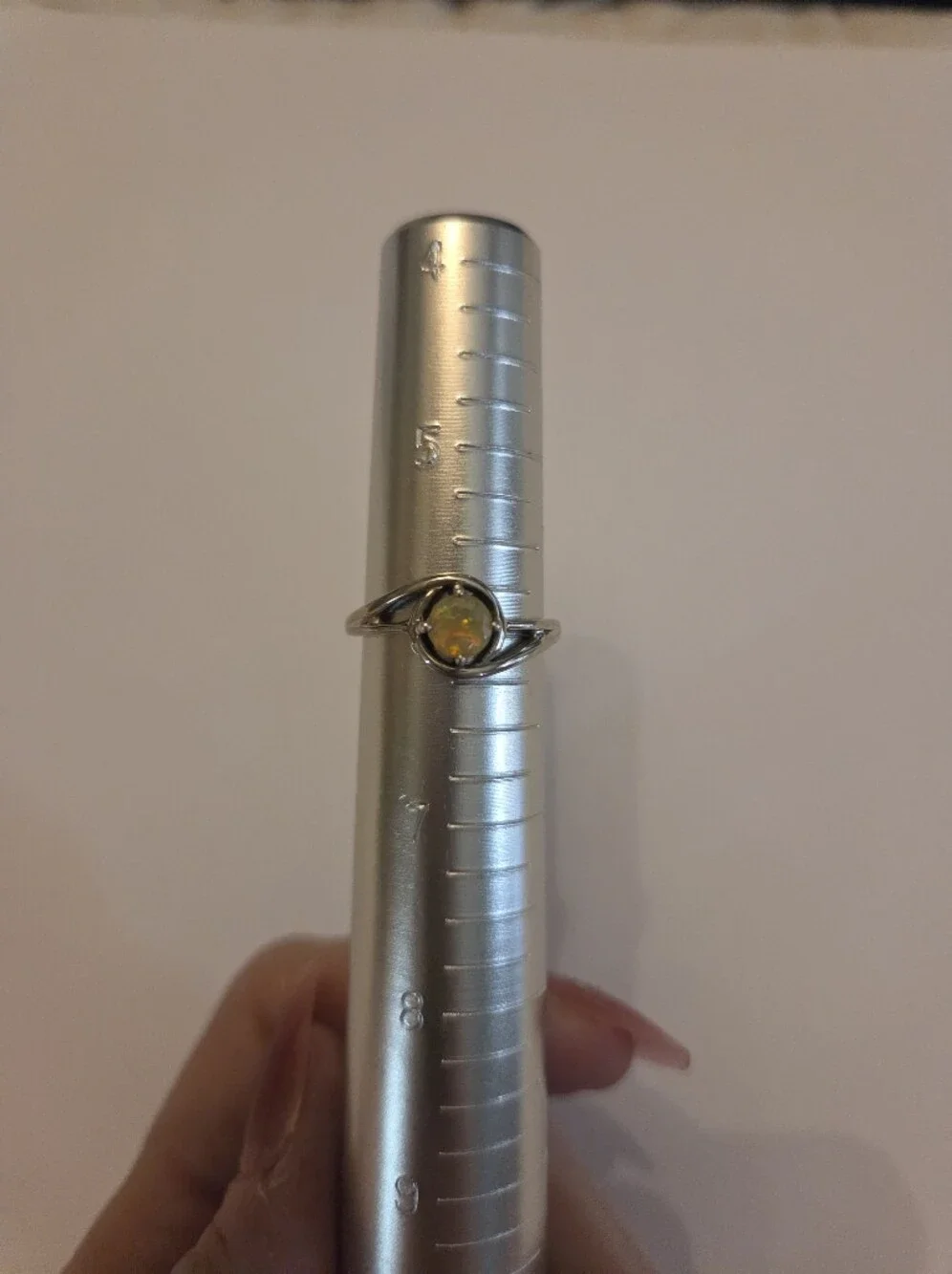 Sterling Silver Opal Ring